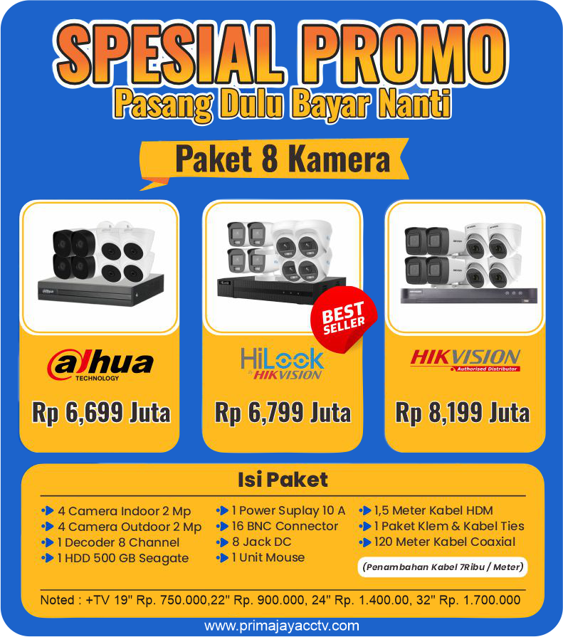 paket cctv 8 ch